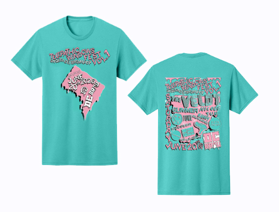 Telepathic Windows Fest, Vol.1 t-shirt
